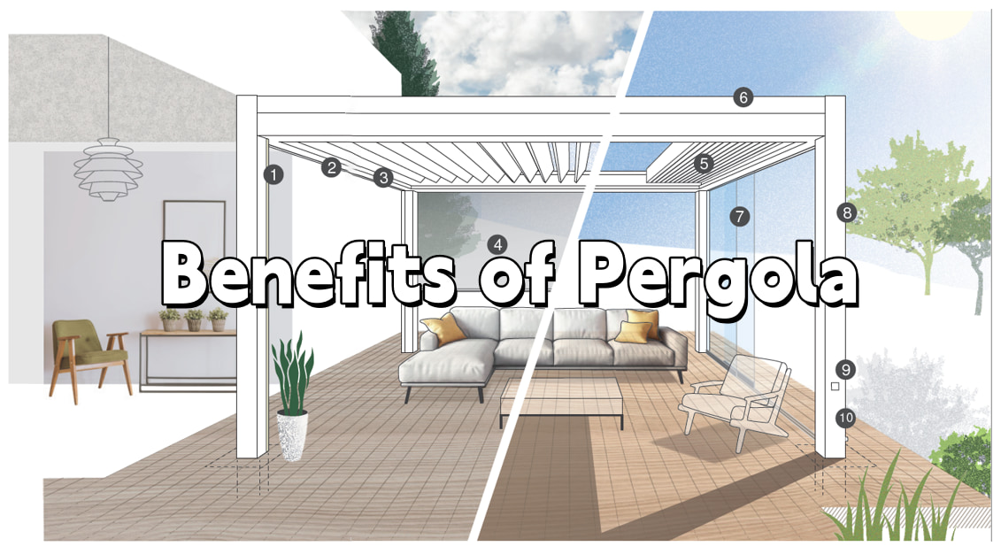 ¿Cuáles son los beneficios de la pérgola?